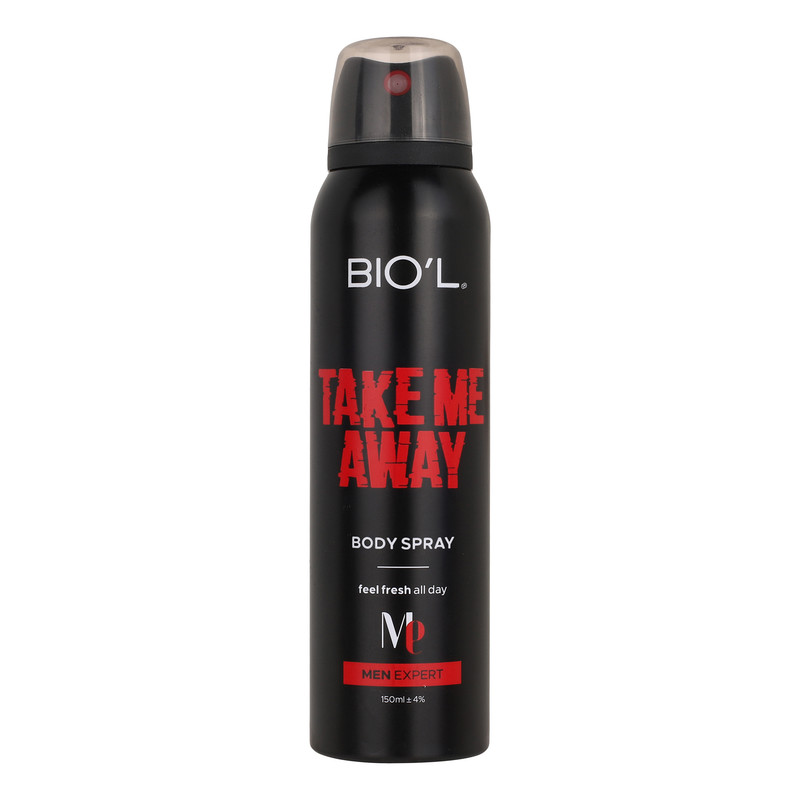 اسپری خوشبو کننده بدن مردانه بیول مدل TAKE ME AWAY حجم 150 میلی لیتر