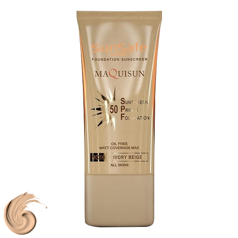 کرم ضدآفتاب سان‌سیف مدل NC10 MAQUISUN، حجم 40 میلی‌لیتر